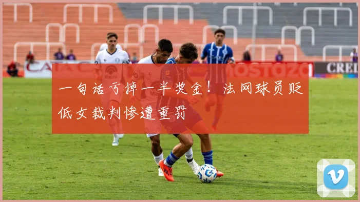 一句话亏掉一半奖金！法网球员贬低女裁判惨遭重罚